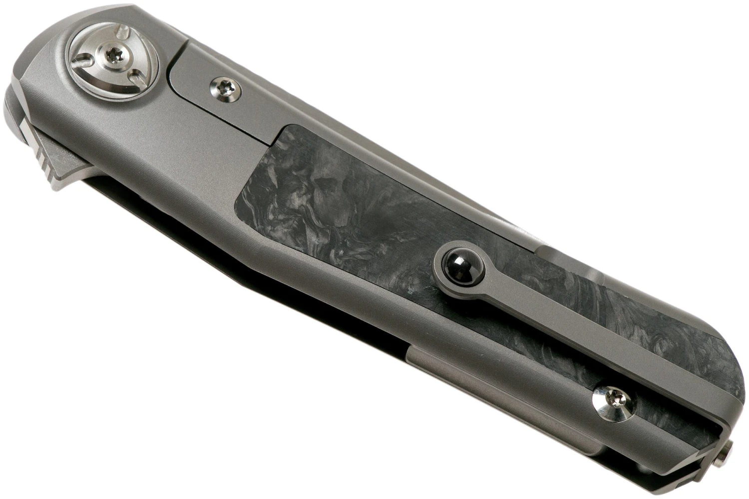 Liong Mah Hawk, Marble Carbon Fiber, Couteau De Poche 6 Liong Mah Hawk, Marble Carbon Fiber, Couteau De Poche – Image 4