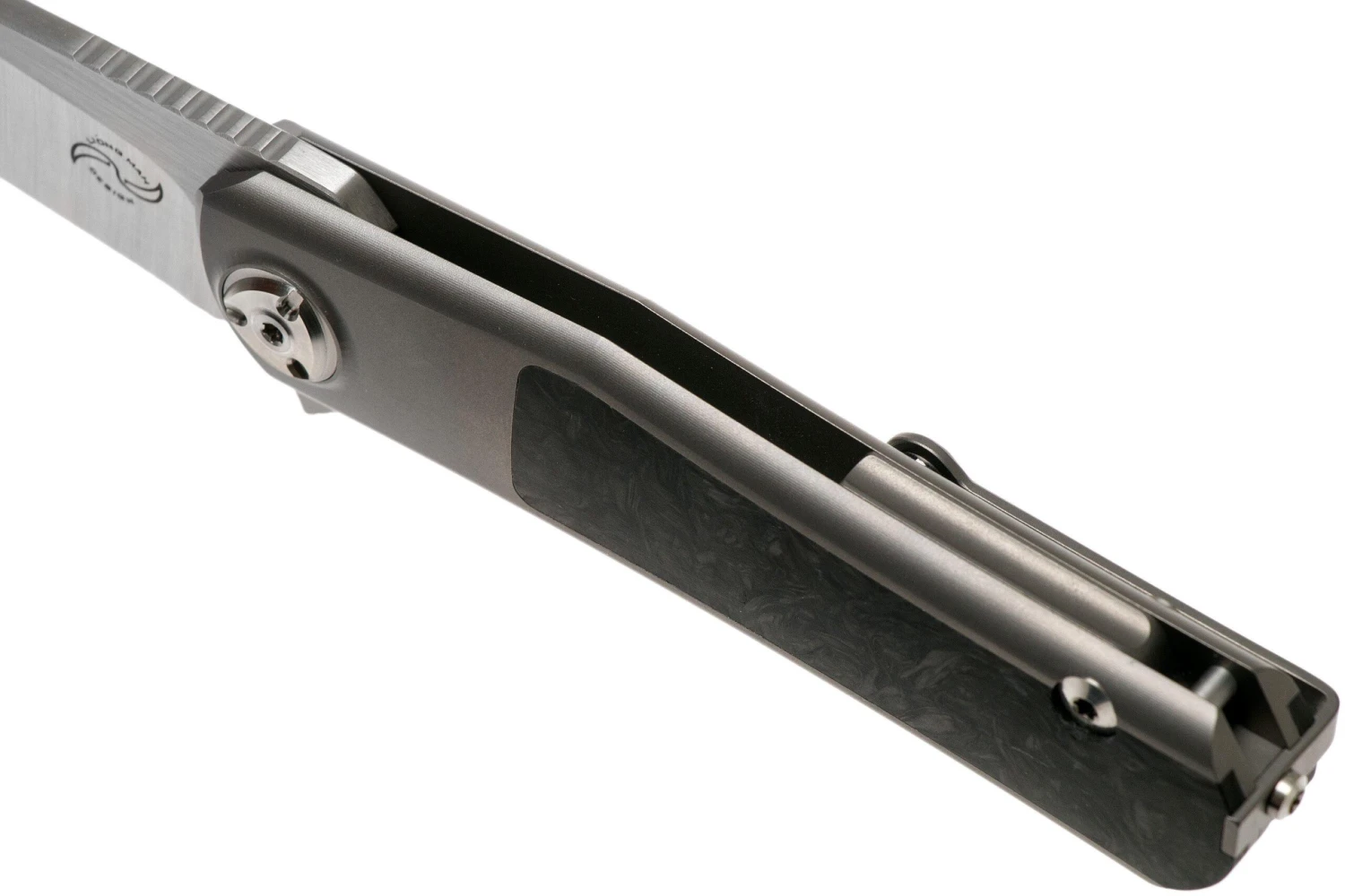 Liong Mah Hawk, Marble Carbon Fiber, Couteau De Poche 9 Liong Mah Hawk, Marble Carbon Fiber, Couteau De Poche – Image 7