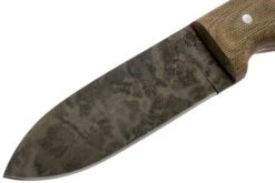 LT Wright Bushcrafter HC, 1075, Matte Green Micarta, Red Liners, Leather Sheath, Couteau De Bushcraft -Victorinox Boutique LT BHC GM RL LS 03 lt wright