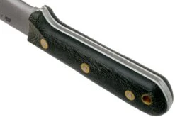 LT Wright Larry Roberts Signature Gen 6, A2, Matte Black Micarta, Leather Sheath, Couteau De Bushcraft -Victorinox Boutique LT LRSE GEN6 BM LS 04 lt wright