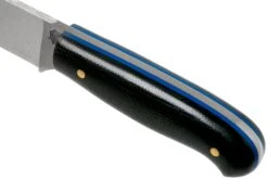 LT Wright Patriot, A2, Polished Black Micarta, Blue Liners, Leather Sheath, Couteau D'outdoor 13 LT Wright Patriot, A2, Polished Black Micarta, Blue Liners, Leather Sheath, Couteau D'outdoor -Victorinox Boutique LT PAT BM BL POL LS 05 lt wright