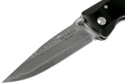Mcusta MC-17D Classic Wave, Black Pakkawood, Couteau De Gentleman -Victorinox Boutique MC 0017D 03 mcusta
