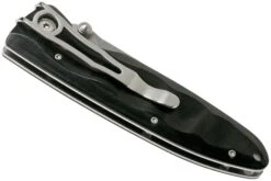 Mcusta MC-17D Classic Wave, Black Pakkawood, Couteau De Gentleman -Victorinox Boutique MC 0017D 04 mcusta