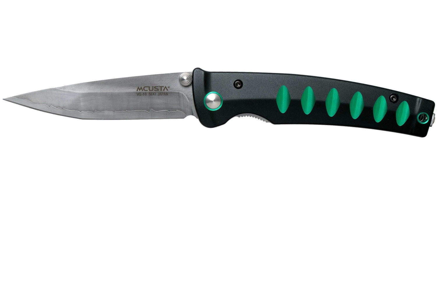Mcusta MC-0044C Katana, Noir/vert, Couteau De Gentleman 3 Mcusta MC-0044C Katana, Noir/vert, Couteau De Gentleman