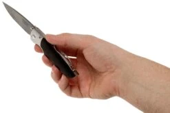 Mcusta MC-144G Shinra Mixture Teana, Black Pakkawood, Couteau De Gentleman -Victorinox Boutique MC 0144G 08 mcusta