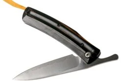 Mcusta MC-192C Friction Folder Black-Yellow Wood -Victorinox Boutique MC 0192C 04 mcusta