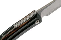 Mcusta MC-192C Friction Folder Black-Yellow Wood -Victorinox Boutique MC 0192C 07 mcusta