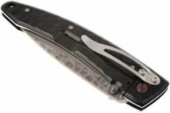 Mcusta MC-114BD Tsuchi Large, Noir -Victorinox Boutique MC114BD 04 mcusta tsuchi zwart aluminium damast mc114bd d4
