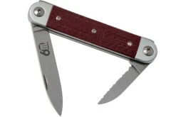 Maserin 60° Knife Sessantesimo 195/MCR Red Micarta Couteau De Poche
