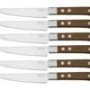 Maserin TEGI 2500TG01-M Set De 6 Couteaux à Steak Avec Sac Enroulable, Marron -Victorinox Boutique ME2500TG01 M 01 maserin