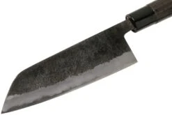 Munetoshi Nashiji Black Bunka Couteau De Chef 16.5 Cm -Victorinox Boutique MINB002 03 munetoshi