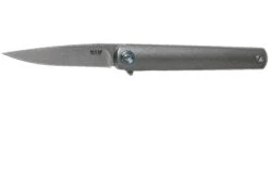 MKM Flame Drop FL01-TSW Sandblasted Titanium Couteau De Poche, Michael Zieba Design