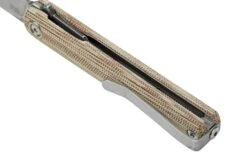 MKM Flame Light FL01L-NC Drop Blade, Natural Micarta, Couteau De Poche -Victorinox Boutique MMK FL01L NC 04 mkm