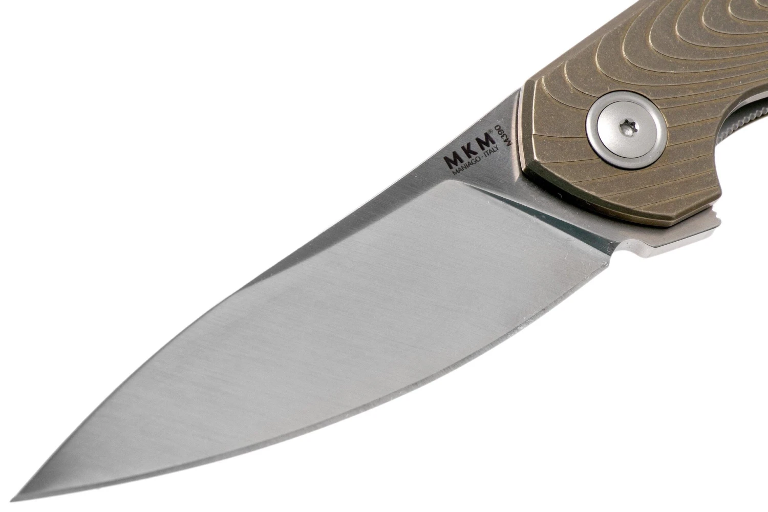 MKM Goccia GC-TBR Bronze Titanium Couteau De Poche Jens Anso Design 5 MKM Goccia GC-TBR Bronze Titanium Couteau De Poche Jens Anso Design – Image 3