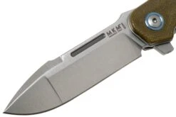 MKM Clap LS01-GC Green Canvas Micarta Couteau De Poche, Bob Terzuola Design -Victorinox Boutique MMK LS01 GC 03 mkm knives