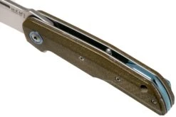 MKM Clap LS01-GC Green Canvas Micarta Couteau De Poche, Bob Terzuola Design -Victorinox Boutique MMK LS01 GC 07 mkm knives