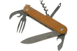 MKM Malga 6 Natural Canvas Micarta MP06-NC Couteau De Poche -Victorinox Boutique MMK MP06 NC 02 mkm knives