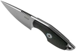 MKM Mikro 1 Drop, Stonewashed Carbon Fiber Couteau De Cou, Jesper Voxnaes Design -Victorinox Boutique MMK MR01 CF 04 mkm knives