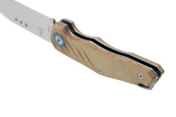 MKM Root RT-NC Satin Natural Canvas Micarta, Couteau De Poche, Jens Anso Design -Victorinox Boutique MMK RT NC 04 mkm