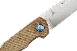 MKM Root RT-NC Satin Natural Canvas Micarta, Couteau De Poche, Jens Anso Design -Victorinox Boutique MMK RT NC 05 mkm