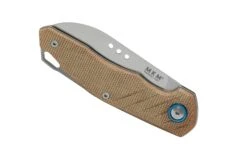 MKM Root RT-NC Satin Natural Canvas Micarta, Couteau De Poche, Jens Anso Design -Victorinox Boutique MMK RT NC 06 mkm