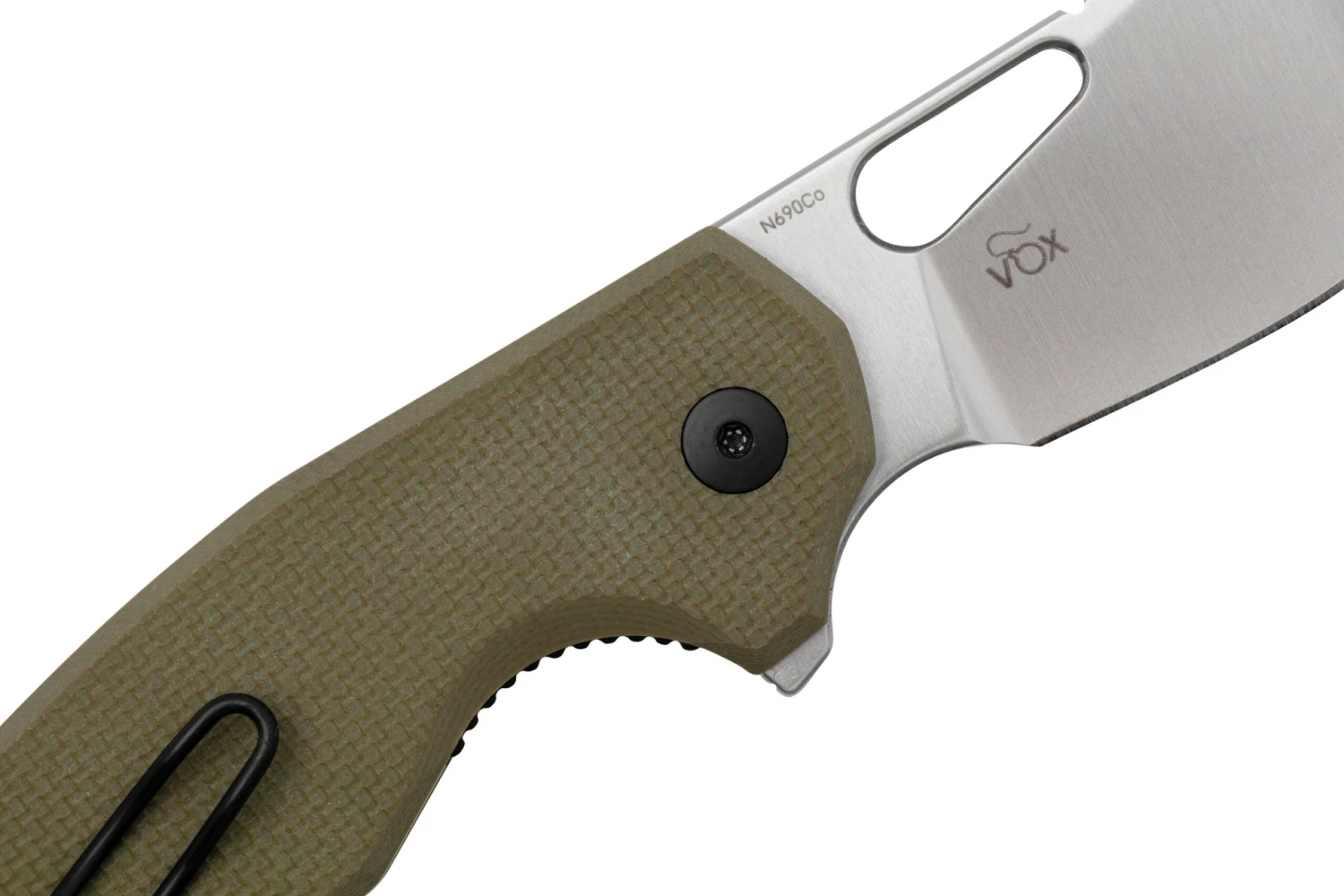 MKM Vincent VCN-GGS Satin N690CO, OD Green G10, Orange Aluminum, Couteau De Poche, Jesper Voxnaes Design 7 MKM Vincent VCN-GGS Satin N690CO, OD Green G10, Orange Aluminum, Couteau De Poche, Jesper Voxnaes Design – Image 5