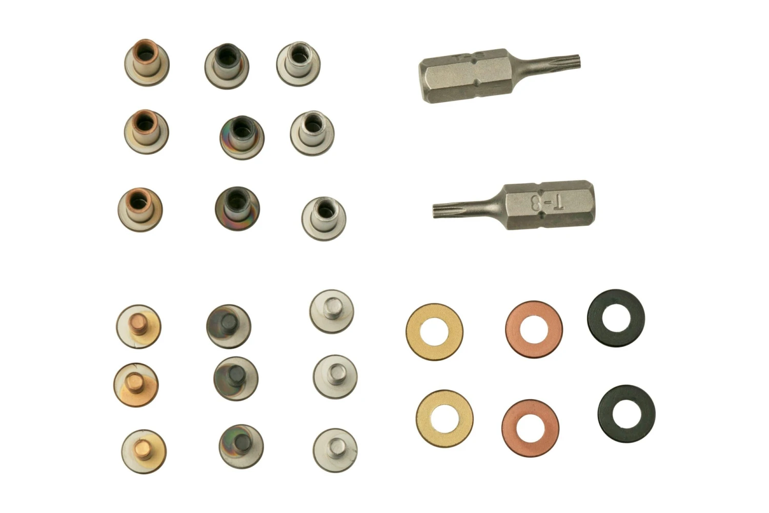 Messermeister Custom Mod Kit Handle Hardware, Set De Vis 3 Messermeister Custom Mod Kit Handle Hardware, Set De Vis