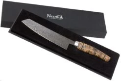 Nesmuk EXCLUSIVE C90 Couteau De Chef 18 Cm, Karelian Birch Burl, EDC90BM180 -Victorinox Boutique NEEDC90BM180 08 nesmuk exclusive needc90bm180 08