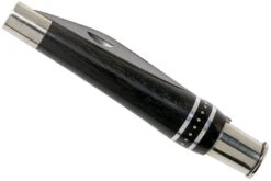 Nontron No. 22 Nickel Silver Turning Ferrule, Marquetry Ebony Aluminium, Double Ferrule NN22DVEBALU Couteau De Poche -Victorinox Boutique NN22DVEBALU 04 nontron