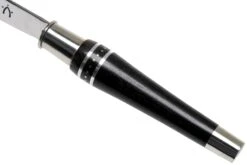 Nontron No. 22 Nickel Silver Turning Ferrule, Marquetry Ebony Aluminium, Double Ferrule NN22DVEBALU Couteau De Poche -Victorinox Boutique NN22DVEBALU 06 nontron