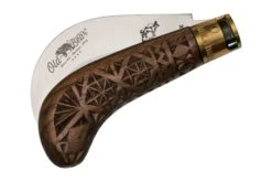 Old Bear Pruning Carved Walnut L, 9747-21-LNI Couteau De Jardinage -Victorinox Boutique OB9747 21 LNI 04 oldbear