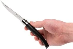 Opinel Couteau De Poche No. 10 Slim Line, Inox, Ebène -Victorinox Boutique OP001708 07 opinel op001708 07