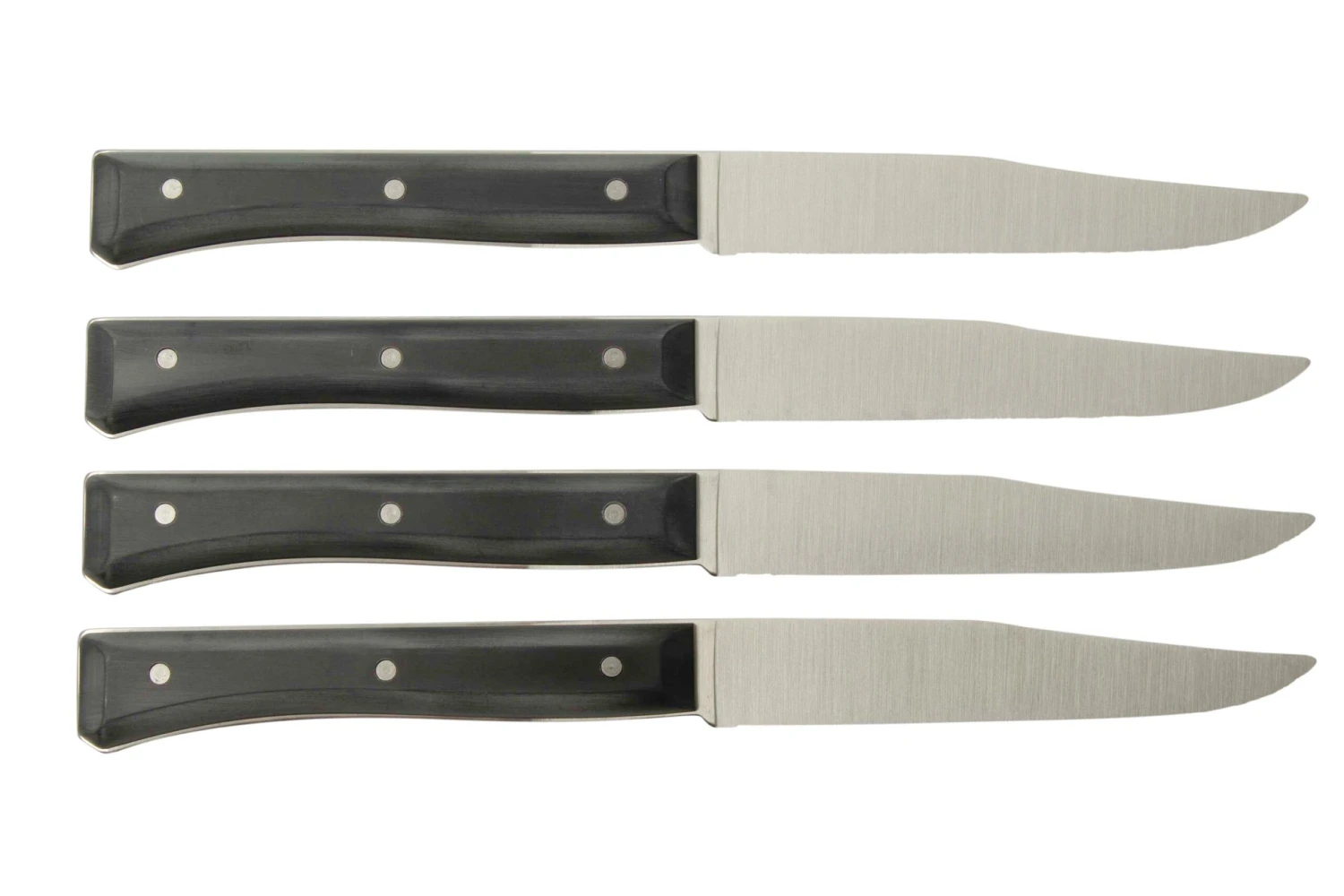 Opinel Facette Slate, Set De 4 Couteaux De Table Micro-dentelés 4 Opinel Facette Slate, Set De 4 Couteaux De Table Micro-dentelés – Image 2