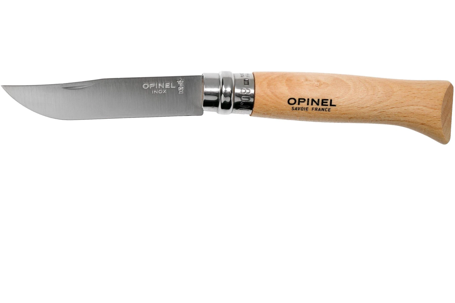 Opinel No. 08RV, Couteau De Poche, Acier Inoxydable, Lame 8,5 Cm 3 Opinel No. 08RV, Couteau De Poche, Acier Inoxydable, Lame 8,5 Cm