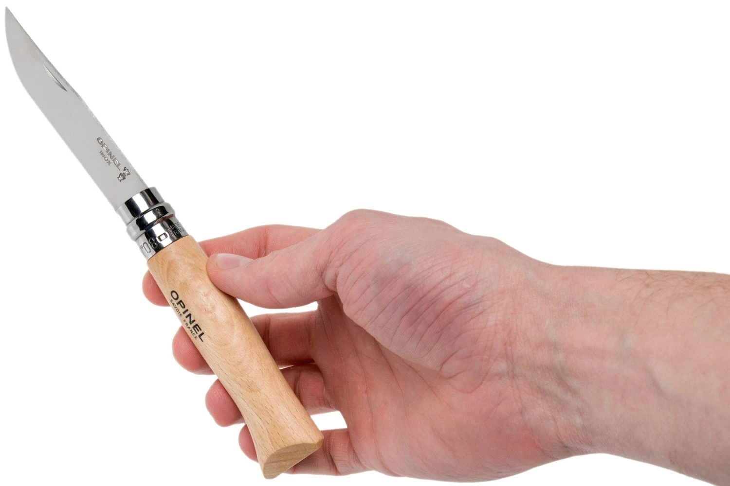 Opinel No. 08RV, Couteau De Poche, Acier Inoxydable, Lame 8,5 Cm 10 Opinel No. 08RV, Couteau De Poche, Acier Inoxydable, Lame 8,5 Cm – Image 8