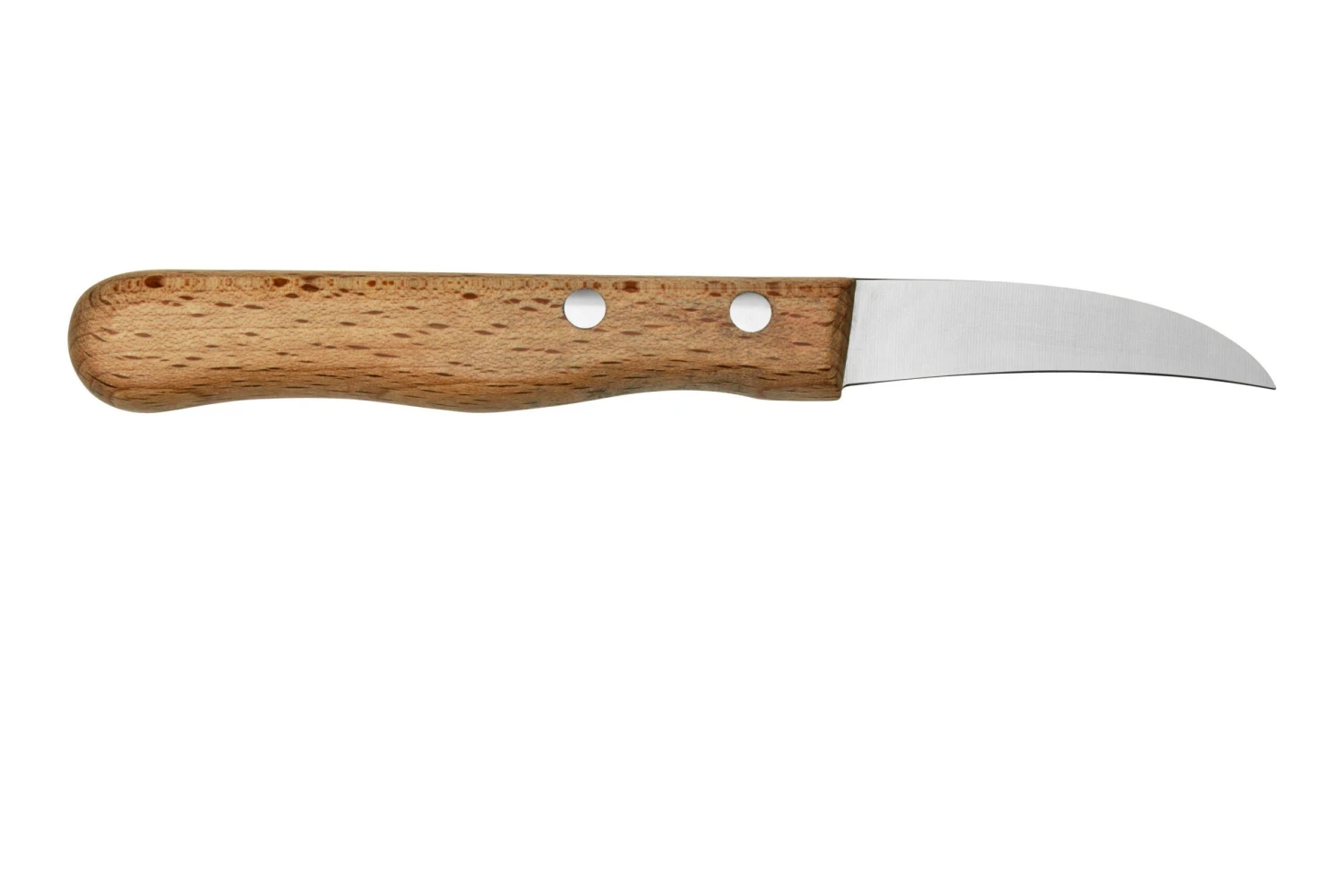 Otter Paring Knife 1010 Curved Carbon Beech, Couteau à éplucher 4 Otter Paring Knife 1010 Curved Carbon Beech, Couteau à éplucher – Image 2