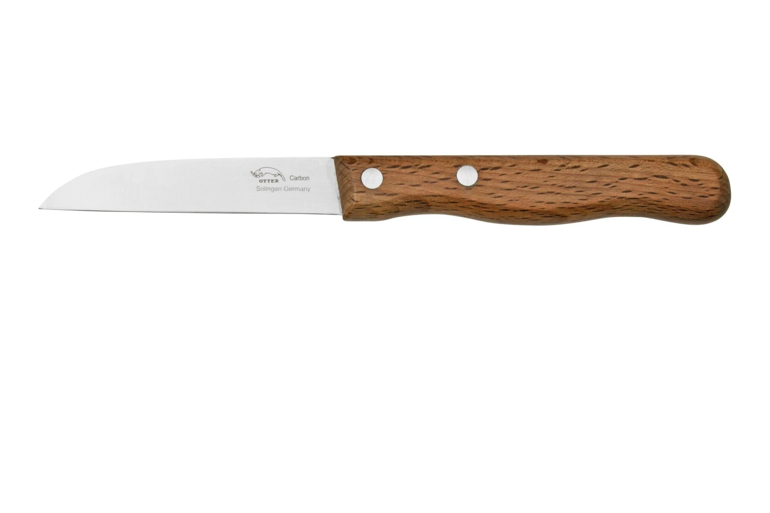 Otter Paring Knife 1020 Straight Carbon Beech, Couteau à éplucher 3 Otter Paring Knife 1020 Straight Carbon Beech, Couteau à éplucher