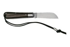 Otter Anchor Knife 172 LB Large Carbon, Smoked Oak, Stainless Anchor, Leather Strap, Couteau De Poche -Victorinox Boutique OR172LB 02 otter