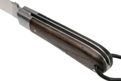 Otter Anchor Knife 172 LB Large Carbon, Smoked Oak, Stainless Anchor, Leather Strap, Couteau De Poche -Victorinox Boutique OR172LB 05 otter