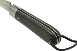 Otter Anchor Knife 172 R LB Large Stainless, Smoked Oak, Stainless Anchor, Leather Strap, Couteau De Poche -Victorinox Boutique OR172RLB 04 otter