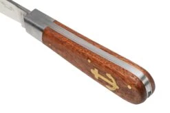 Otter Anchor Knife 173 R Large Stainless, Sapeli, Brass Anchor, Couteau De Poche -Victorinox Boutique OR173R 07 otter