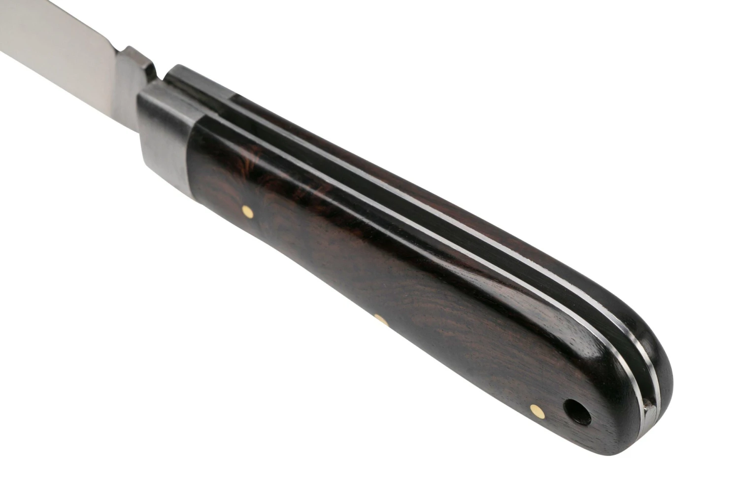 Otter Anchor Knife 174 M.L. Small Carbon, Grenadilla, Brass Anchor, Couteau De Poche 7 Otter Anchor Knife 174 M.L. Small Carbon, Grenadilla, Brass Anchor, Couteau De Poche – Image 5