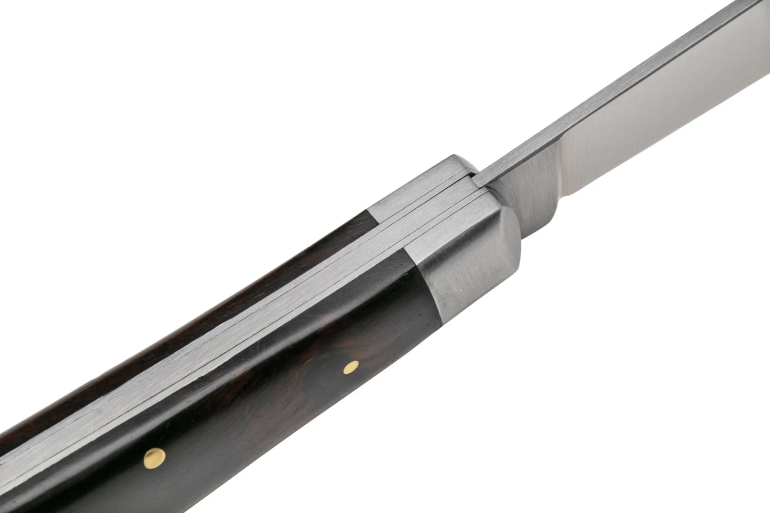 Otter Anchor Knife 174 M.L. Small Carbon, Grenadilla, Brass Anchor, Couteau De Poche 8 Otter Anchor Knife 174 M.L. Small Carbon, Grenadilla, Brass Anchor, Couteau De Poche – Image 6