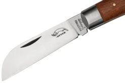 Otter Anchor Knife 173 R Small Stainless, Sapeli, Brass Anchor, Couteau De Poche -Victorinox Boutique OR174R 03 otter