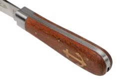 Otter Anchor Knife 173 R Small Stainless, Sapeli, Brass Anchor, Couteau De Poche -Victorinox Boutique OR174R 07 otter