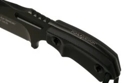 Pohl Force Compact One Black 6022 Couteau Fixe, Dietmar Pohl Design -Victorinox Boutique PF6022 04 pohl