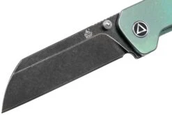 QSP Knife Penguin QS130-Y Titanium, 154CM Blackwashed Couteau De Poche -Victorinox Boutique QS130 Y 03 qsp knife