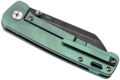 QSP Knife Penguin QS130-Y Titanium, 154CM Blackwashed Couteau De Poche -Victorinox Boutique QS130 Y 04 qsp knife