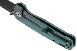 QSP Knife Penguin QS130-Y Titanium, 154CM Blackwashed Couteau De Poche -Victorinox Boutique QS130 Y 05 qsp knife