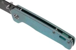 QSP Knife Penguin QS130-Y Titanium, 154CM Blackwashed Couteau De Poche -Victorinox Boutique QS130 Y 07 qsp knife